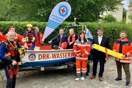 Spendenübergabe der MBS an Brandenburger Vereine.