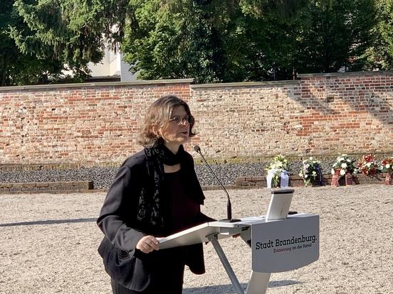Dr. Sylvia de Pasquale, Leiterin der Gedenkstätte für die Opfer der Euthanasie-Morde