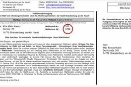 Information des Wahlleiters zur möglichen Stichwahl bei der Oberbürgermeisterwahl 2018