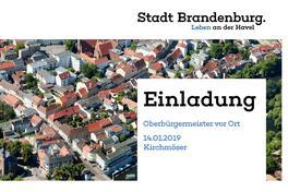 Oberbürgermeister vor Ort