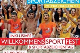 Plakat Willkommenssportfest